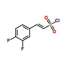 (E)-2-(3,4-Difluorophenyl)ethenesulfonyl chloride Structure