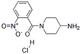 (4-AMINO-PIPERIDIN-1-YL)-(2-NITRO-PHENYL)-METHANONE HYDROCHLORIDE结构式