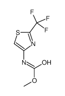 N-[2-(三氟甲基)-4-噻唑]氨基甲酸甲酯结构式