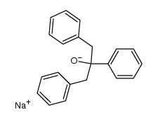 sodium 1,2,3-triphenylpropan-2-olate Structure