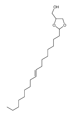 (2-heptadec-8-enyl-1,3-dioxolan-4-yl)methanol结构式