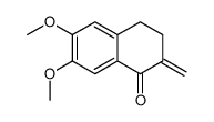 6,7-dimethoxy-2-methylidene-3,4-dihydronaphthalen-1-one Structure