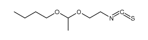 acetaldehyde butyl 2-isothiocyanatoethyl acetal结构式