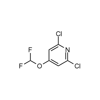 2,6-Dichloro-4-(difluoromethoxy)pyridine Structure