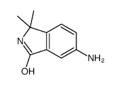 6-氨基-3,3-二甲基-2,3-二氢-1H-异吲哚-1-酮结构式