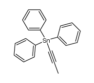 triphenyl tin (1+); prop-1-yneide结构式