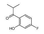 1-(4-fluoro-2-hydroxyphenyl)-2-methylpropan-1-one结构式