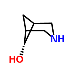 3-Azabicyclo[3.1.1]heptan-6-ol结构式