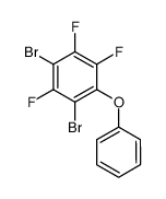 1,3-dibromo-2,4,6-trifluoro-6-phenoxybenzene Structure