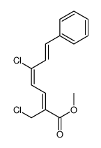 (2Z,4Z,6E)-5-氯-2-(氯甲基)-7-苯基-2,4,6-庚三酸甲酯结构式