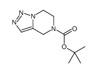 5-Boc-4,6,7-trihydro-1,2,3-triazolo[1,5-a]pyrazine Structure