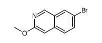 7-Bromo-3-methoxyisoquinoline结构式