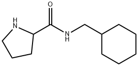 N-(cyclohexylmethyl)pyrrolidine-2-carboxamide Structure