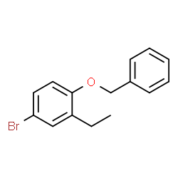 1-(Benzyloxy)-4-bromo-2-ethylbenzene结构式