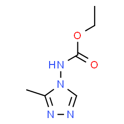 Carbamic acid,(3-methyl-4H-1,2,4-triazol-4-yl)-,ethyl ester (9CI)结构式