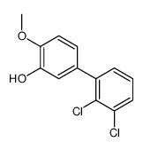 5-(2,3-dichlorophenyl)-2-methoxyphenol结构式