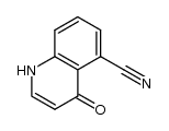 5-cyano-1H-quinolin-4-one结构式