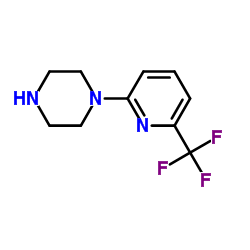 1-[6-(Trifluoromethyl)-2-pyridinyl]piperazine Structure