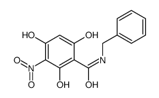 N-benzyl-2,4,6-trihydroxy-3-nitrobenzamide结构式