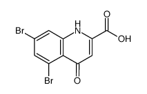 5,7-dibromo-4-oxo-1,4-dihydroquinoline-2-carboxylic acid Structure