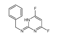 N-benzyl-4,6-difluoropyrimidin-2-amine结构式