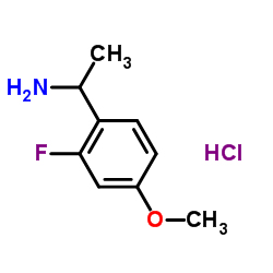 1-(2-Fluoro-4-methoxyphenyl)ethanamine hydrochloride Structure
