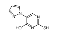 5-pyrazol-1-yl-2-sulfanylidene-1H-pyrimidin-4-one Structure