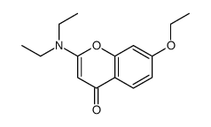 2-(diethylamino)-7-ethoxychromone structure