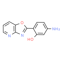 5-AMINO-2-[1,3]OXAZOLO[4,5-B]PYRIDIN-2-YLPHENOL Structure