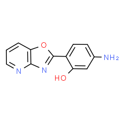 5-AMINO-2-[1,3]OXAZOLO[4,5-B]PYRIDIN-2-YLPHENOL structure