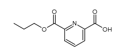 2-(n-propoxycarbonyl)-pyridine-6-carboxylic acid Structure