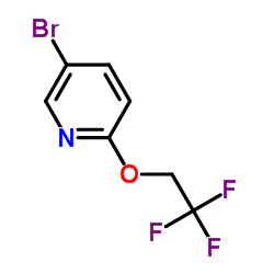 5-Bromo-2-(2,2,2-trifluoroethoxy)pyridine structure