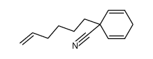 1-cyano-1-(5-hexenyl)-2,5-cyclohexadiene Structure