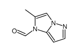 1H-Imidazo[1,2-b]pyrazole-1-carboxaldehyde, 2-methyl- (9CI)结构式