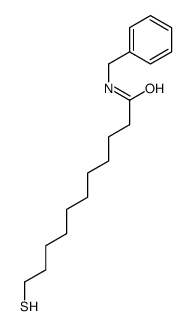 N-benzyl-11-sulfanylundecanamide Structure