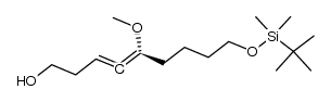 9-(tert-Butyldimethylsiloxy)-5-methoxy-3,4-heptadien-1-ol Structure