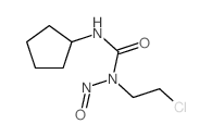 Urea,N-(2-chloroethyl)-N'-cyclopentyl-N-nitroso- Structure