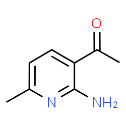 1-(2-氨基-6-甲基吡啶-3-基)乙酮结构式