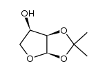 1,2-O-isopropylidene-D-erythrose结构式