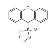 xanthen-9-yl-phosphonic acid dimethyl ester Structure