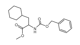 methyl 2-(((benzyloxy)carbonyl)amino)-3-cyclohexylpropanoate Structure