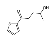 4-hydroxy-1-thiophen-2-ylpentan-1-one结构式