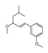 1-methoxy-3-(3-methoxy-5-methylhex-1-enyl)benzene Structure