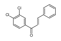 1-(3,4-dichlorophenyl)-3-phenylprop-2-en-1-one结构式
