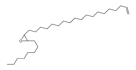 (2S,3R)-2-nonadec-18-enyl-3-octyloxirane结构式