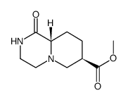 (7R,9AS)-METHYL 1-OXOOCTAHYDRO-1H-PYRIDO[1,2-A]PYRAZINE-7-CARBOXYLATE Structure