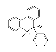 10,10-Dimethyl-9-phenyl-9,10-dihydro-[9]phenanthrol结构式