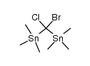 Bis-(trimethylzinn)-bromchlormethan Structure