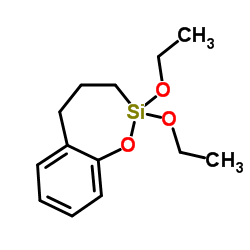 2,2-diethoxy-2,3,4,5-tetrahydro-1,2-benzoxasilepin结构式