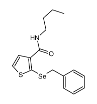2-benzylselanyl-N-butylthiophene-3-carboxamide Structure